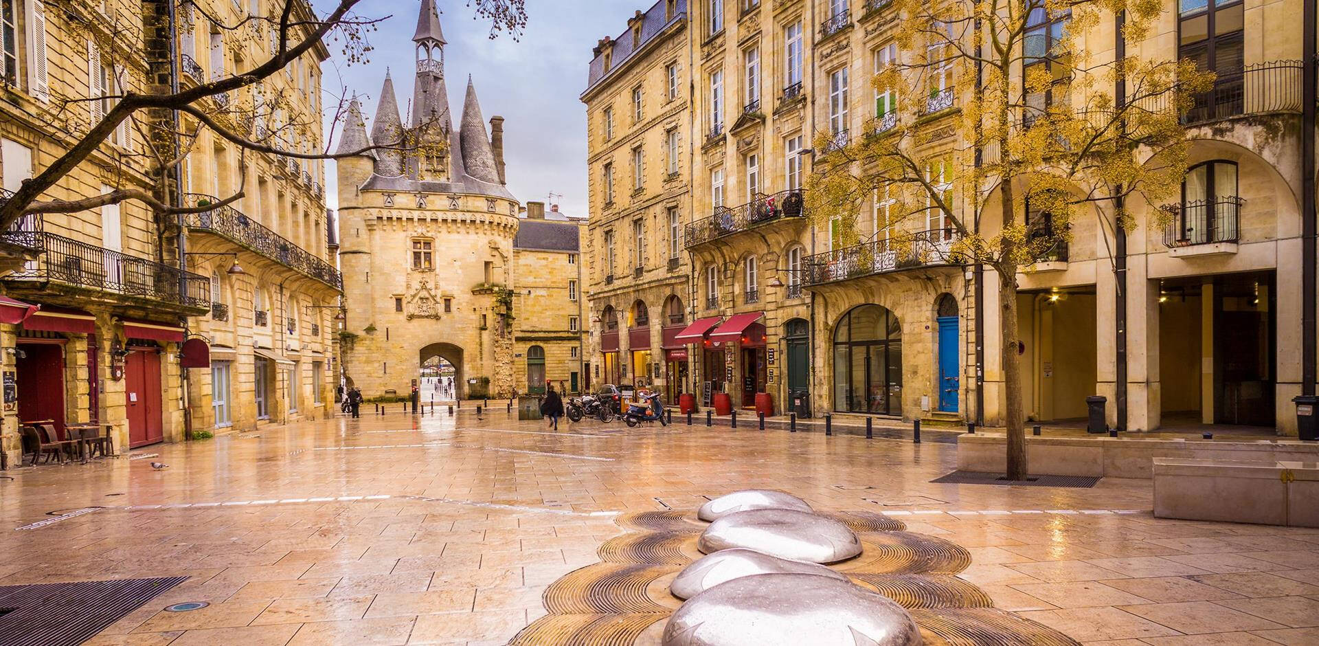Villas and Local Streetscape in Bordeaux, France